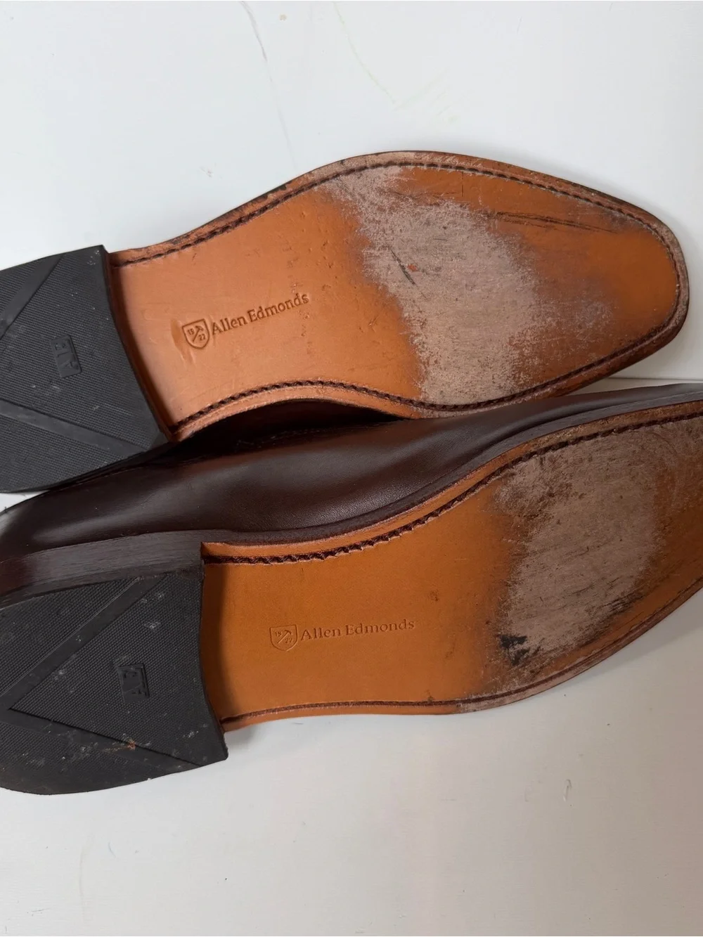 Allen Edmonds Dark Brown Leather Brogue Oxfords